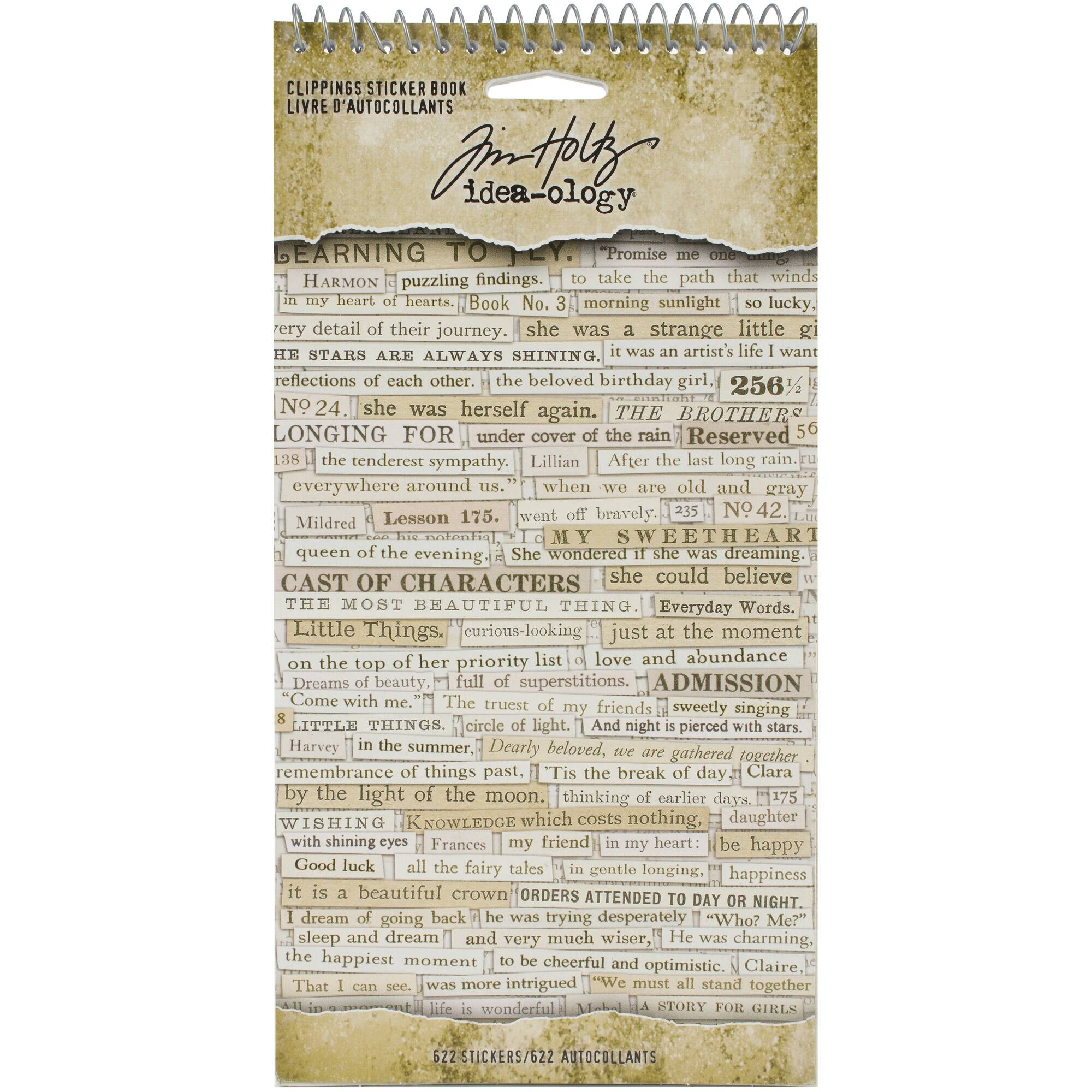 Idea-Ology Clippings Sticker Book
